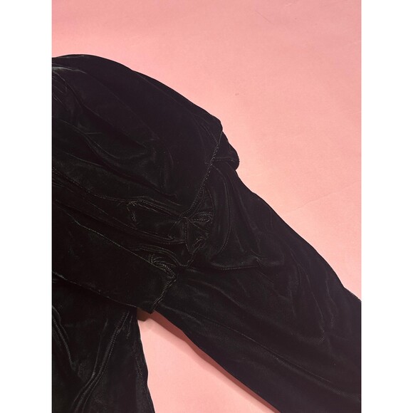 1990s. VICTORIAN Style SCOTT McCLINTOCK Velvet MUTTON Sleeve Jacket. Medium - Picture 8 of 12